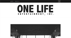 Desktop Screenshot of onelifeentertainment.com